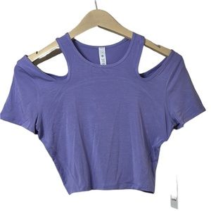 Lululemon Shoulder Cut Out Yoga T-Shirt Size 4